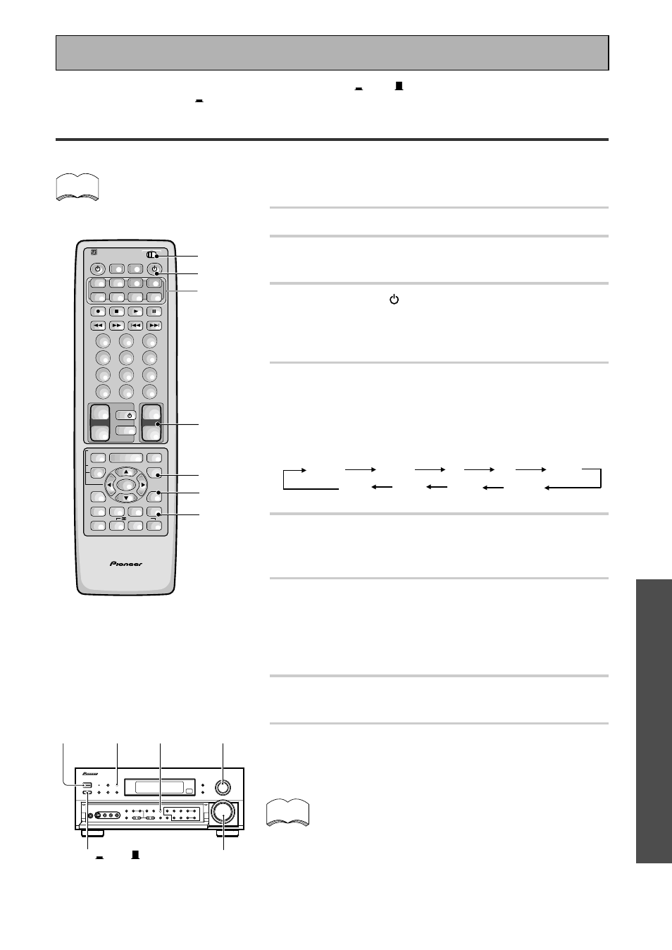 Reproducción de fuentes estéreo, Operaci ó n operaci ó n, Reproducción básica | El indicador stereo se ilumina en pantalla | Pioneer VSX-909RDS User Manual | Page 47 / 96