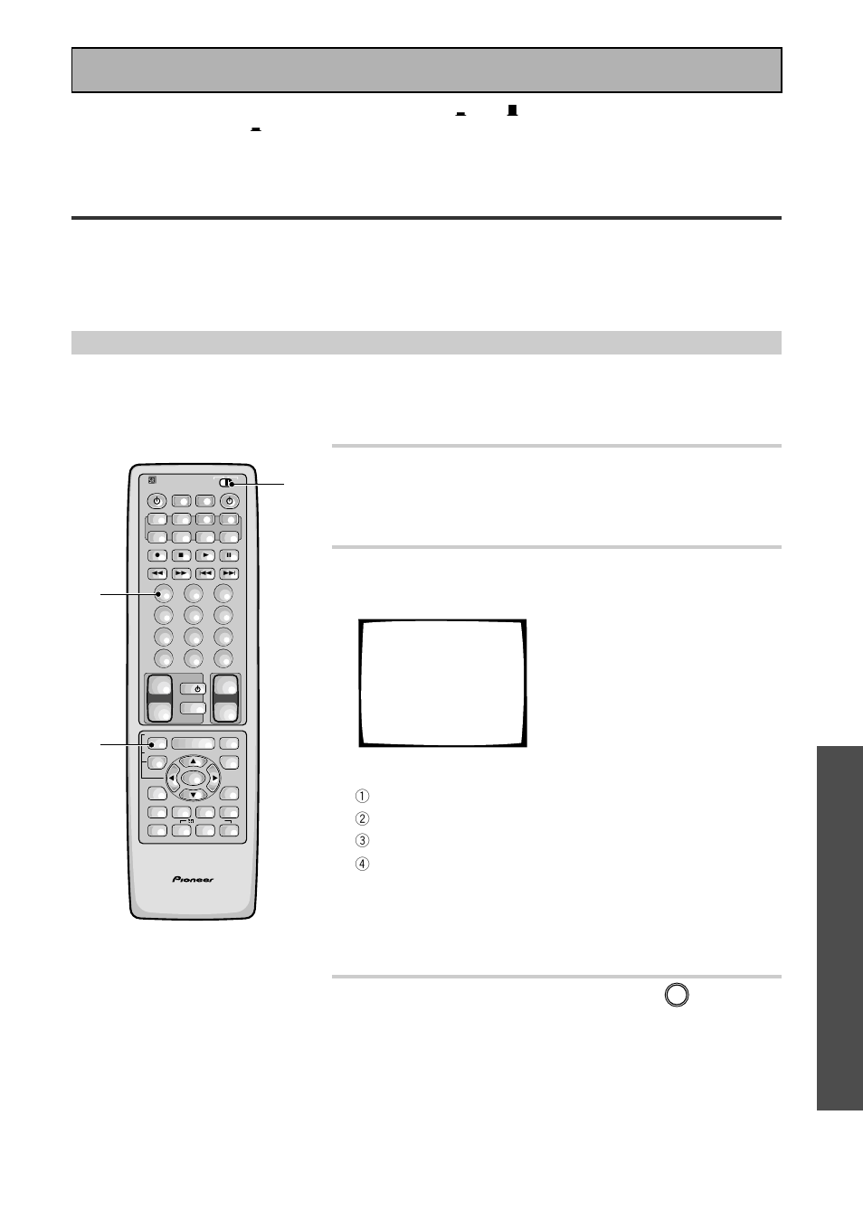 Mando a distancia de otros componentes, Operación, 2 pulse la tecla remote setup (input att) | 3 pulse la tecla remote setup y, Rellamado de los códigos de preajuste | Pioneer VSX-909RDS User Manual | Page 65 / 96