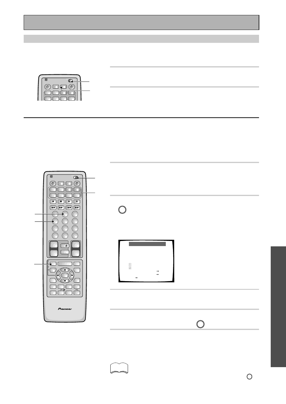 Configuración de la función directa, Operaci ó n operaci ó n, 2 pulse la tecla remote setup (input att) y | Uso de la tecla de apagado del sistema, Utilización de otras funciones, En el paso 3 | Pioneer VSX-909RDS User Manual | Page 81 / 96