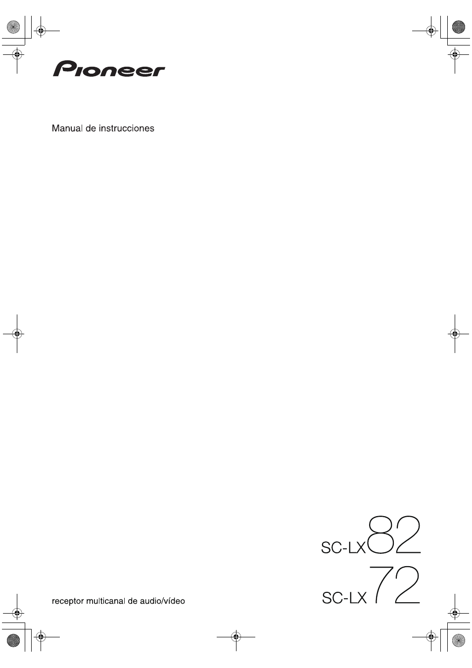 Pioneer SC-LX72 User Manual | 146 pages