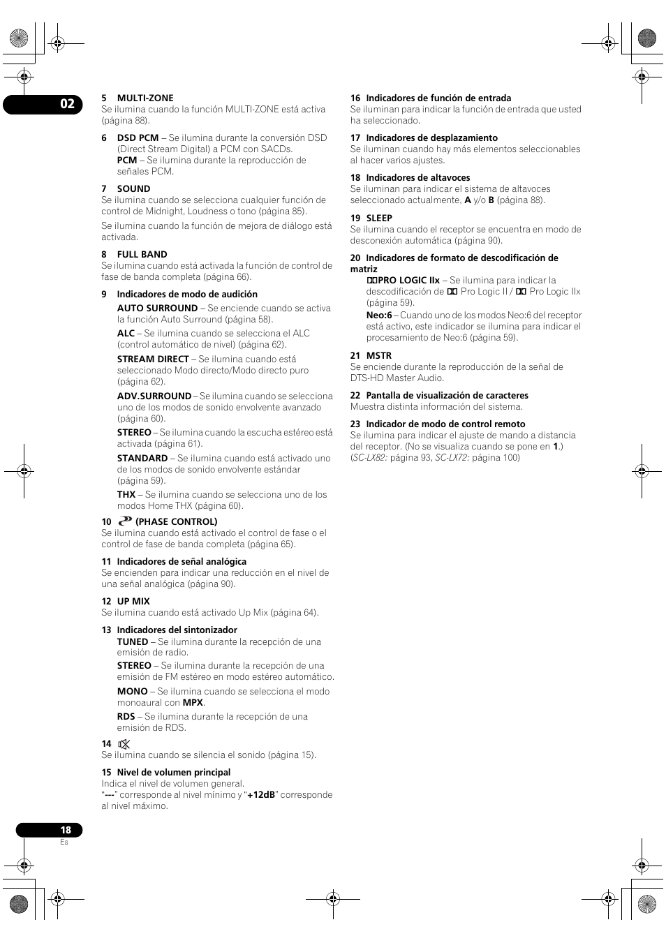 Pioneer SC-LX72 User Manual | Page 18 / 146
