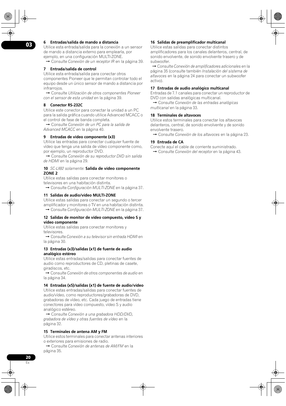 Pioneer SC-LX72 User Manual | Page 20 / 146