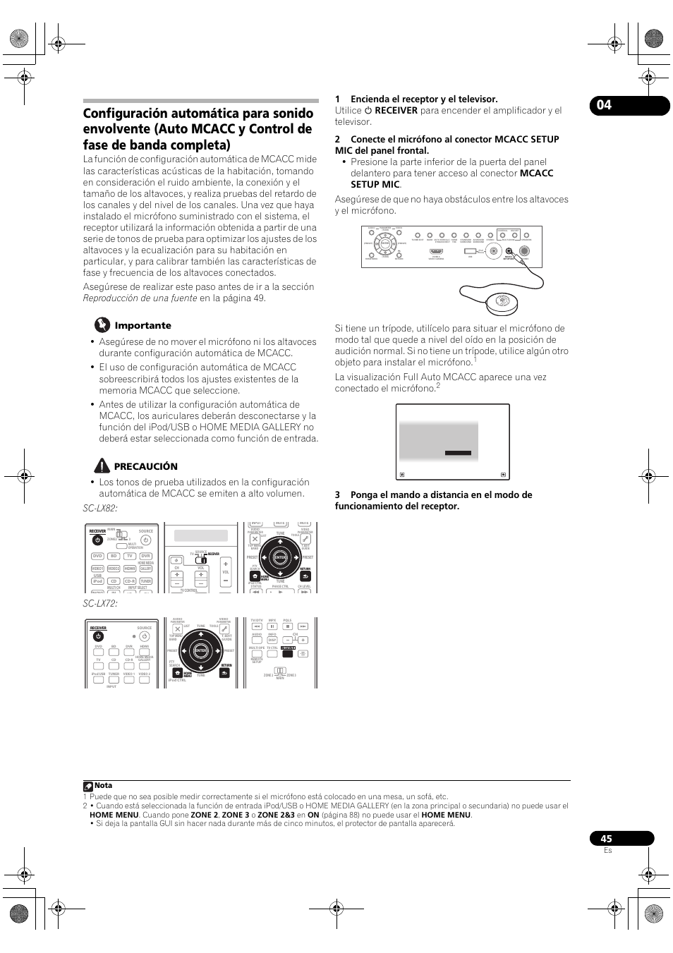 Sc-lx72 | Pioneer SC-LX72 User Manual | Page 45 / 146