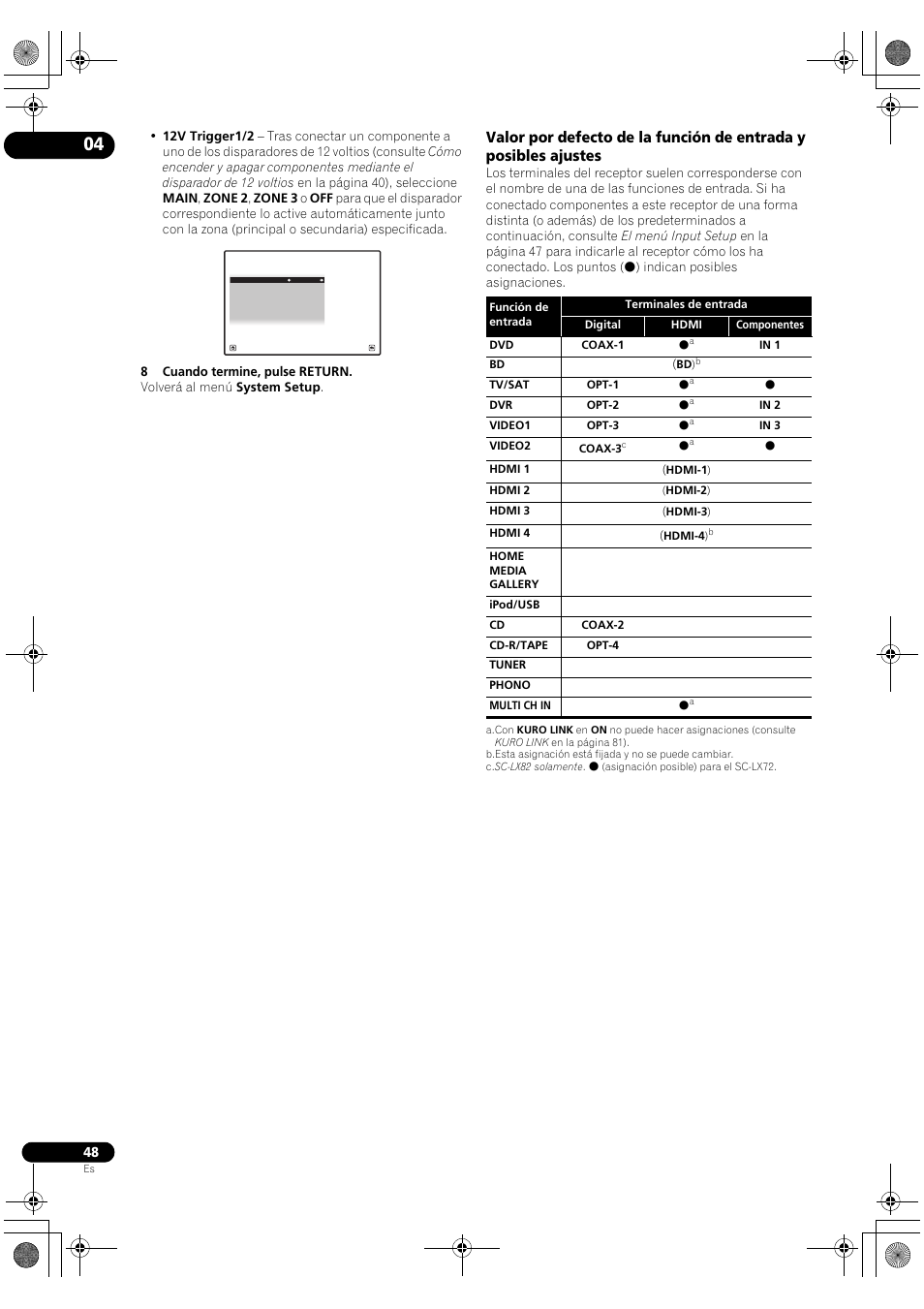 Pioneer SC-LX72 User Manual | Page 48 / 146