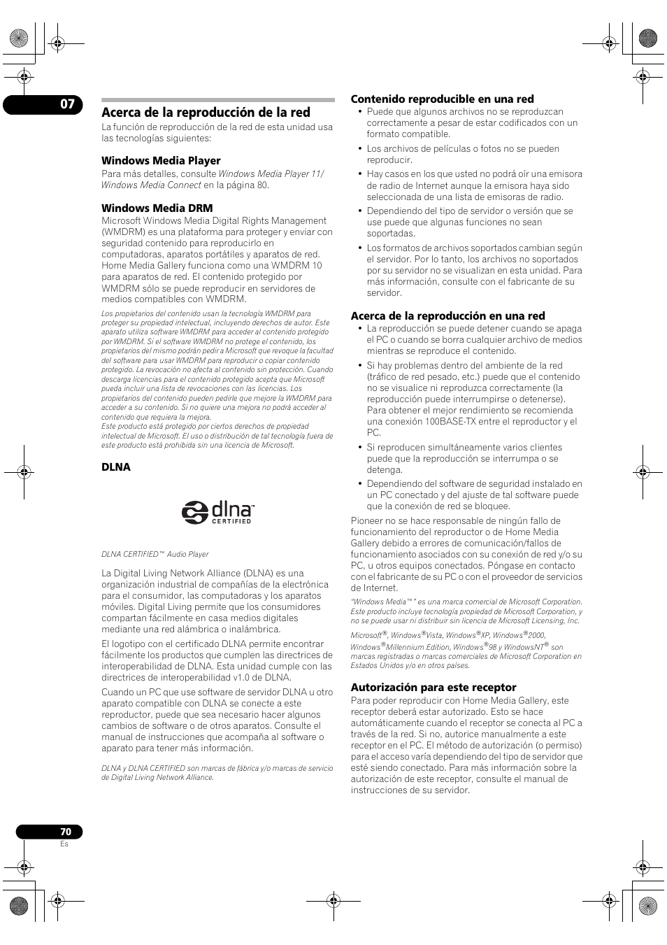 Pioneer SC-LX72 User Manual | Page 70 / 146