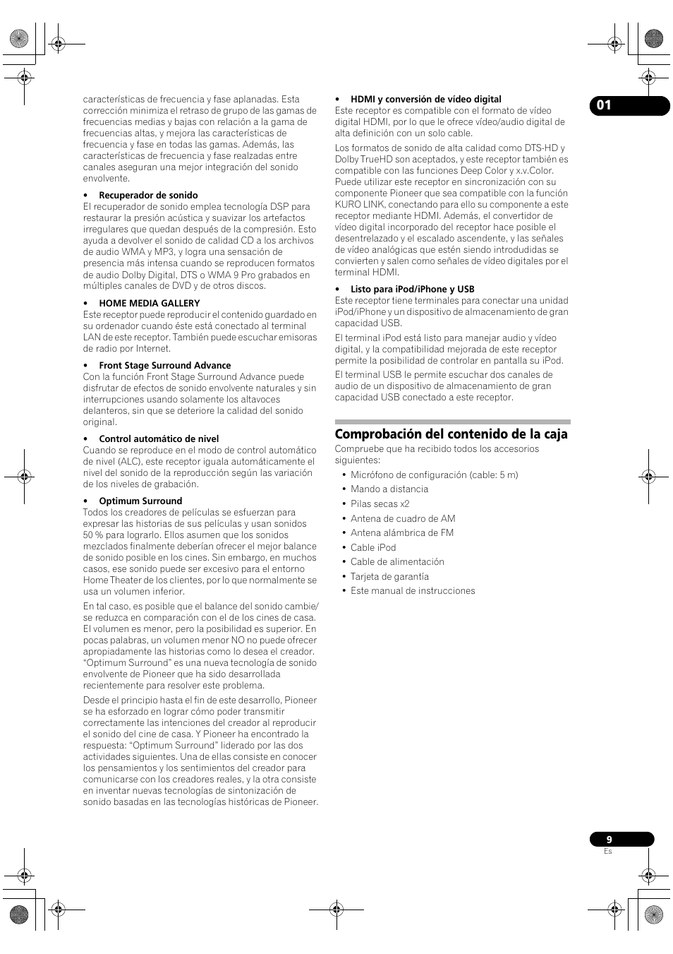 Pioneer SC-LX72 User Manual | Page 9 / 146