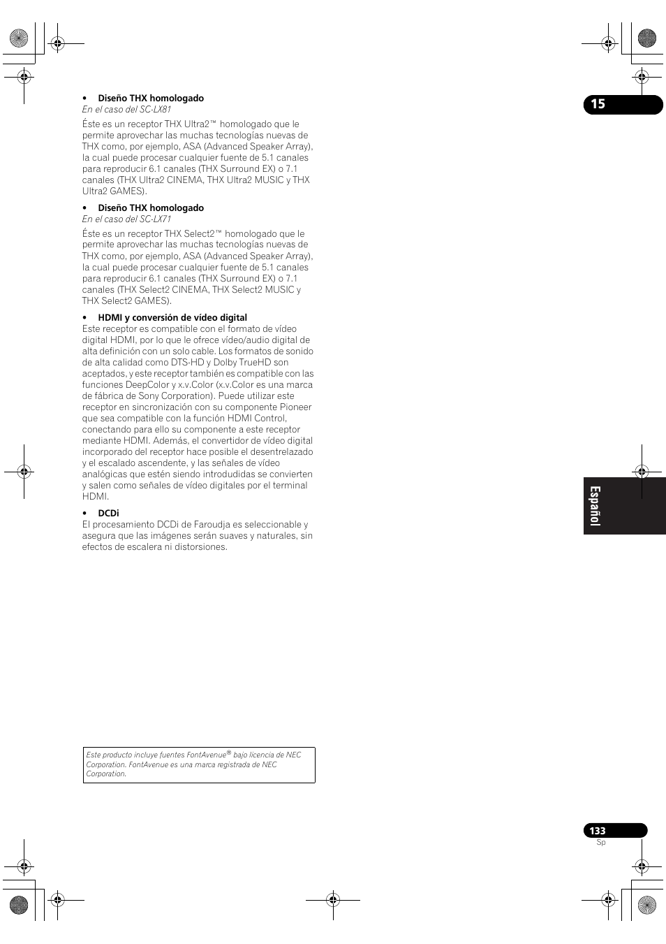 Pioneer SC-LX71 User Manual | Page 133 / 134