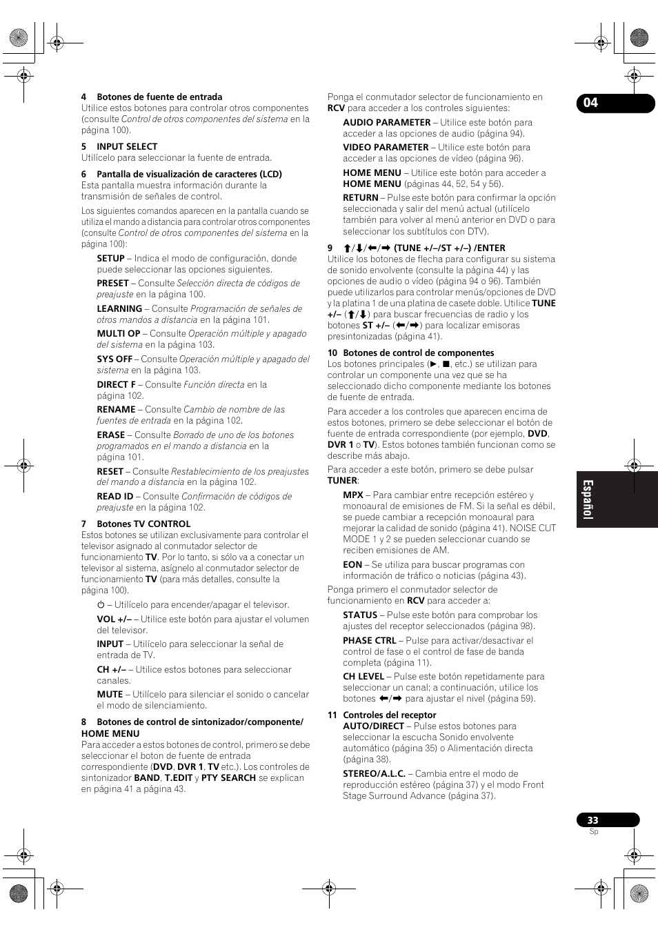 Pioneer SC-LX71 User Manual | Page 33 / 134