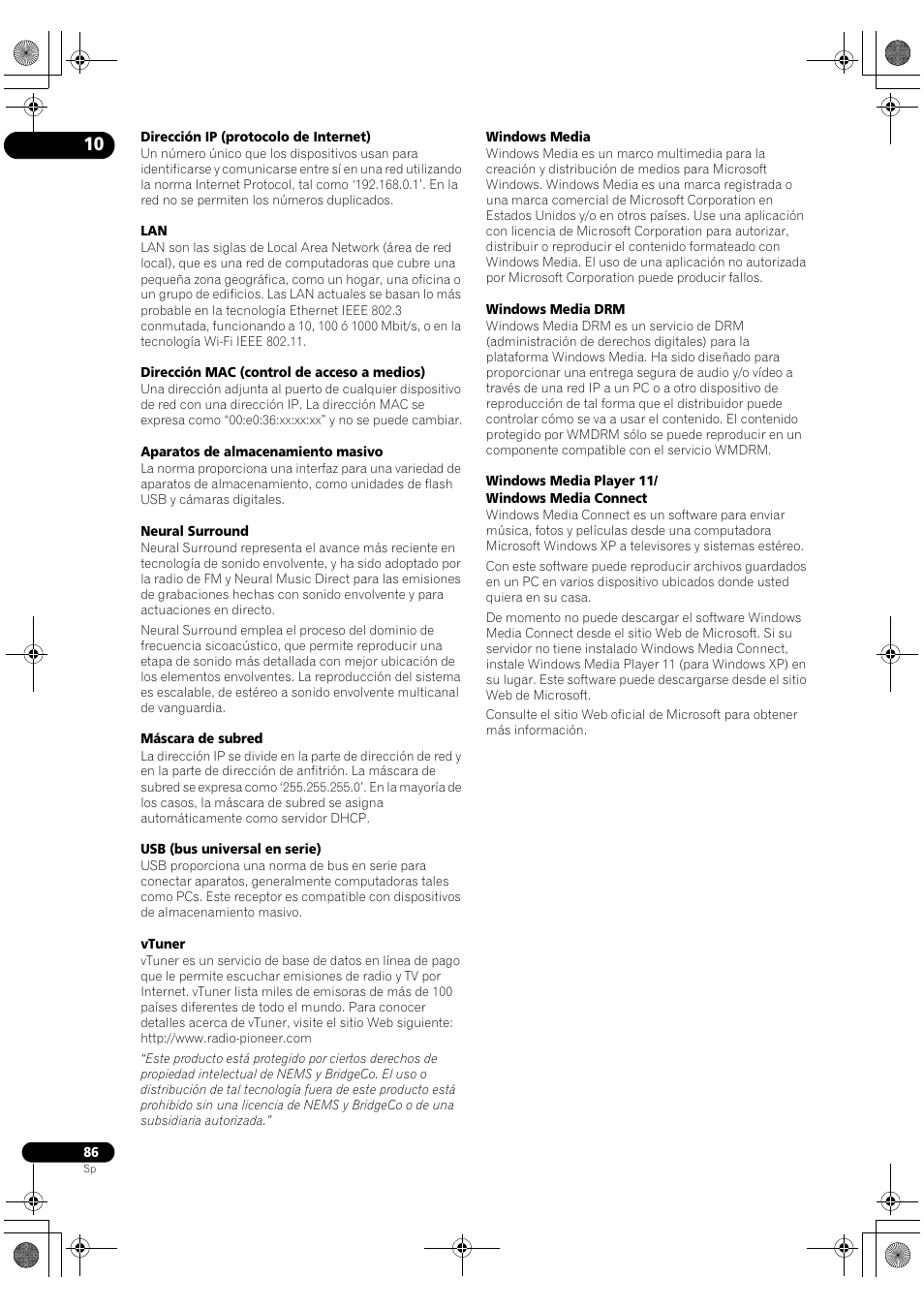 Pioneer SC-LX71 User Manual | Page 86 / 134