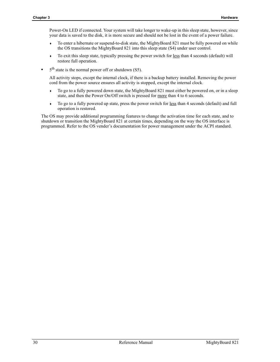 Ampro Corporation AMPRO Single Board Computer MightyBoard 821 User Manual | Page 34 / 38