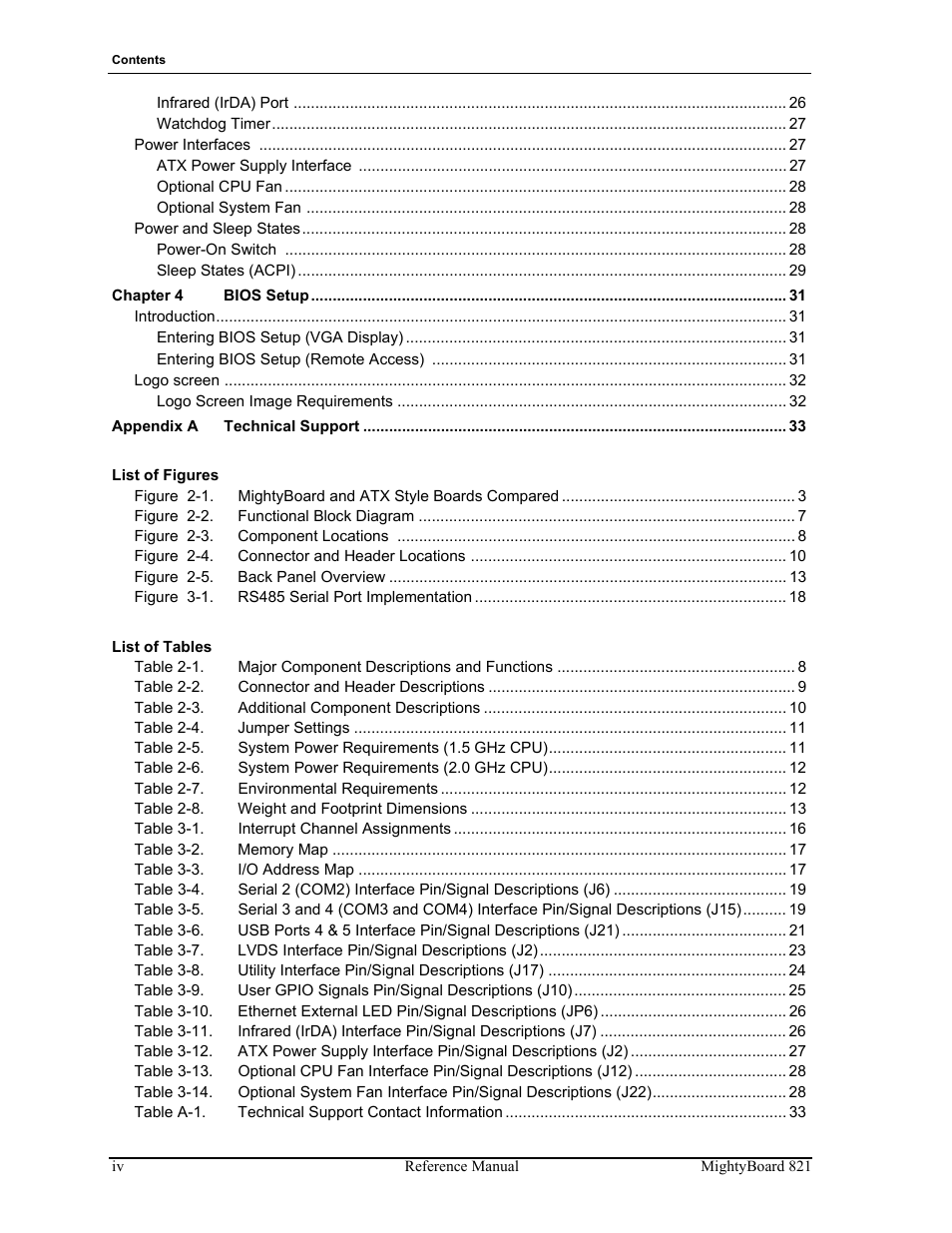 Ampro Corporation AMPRO Single Board Computer MightyBoard 821 User Manual | Page 4 / 38