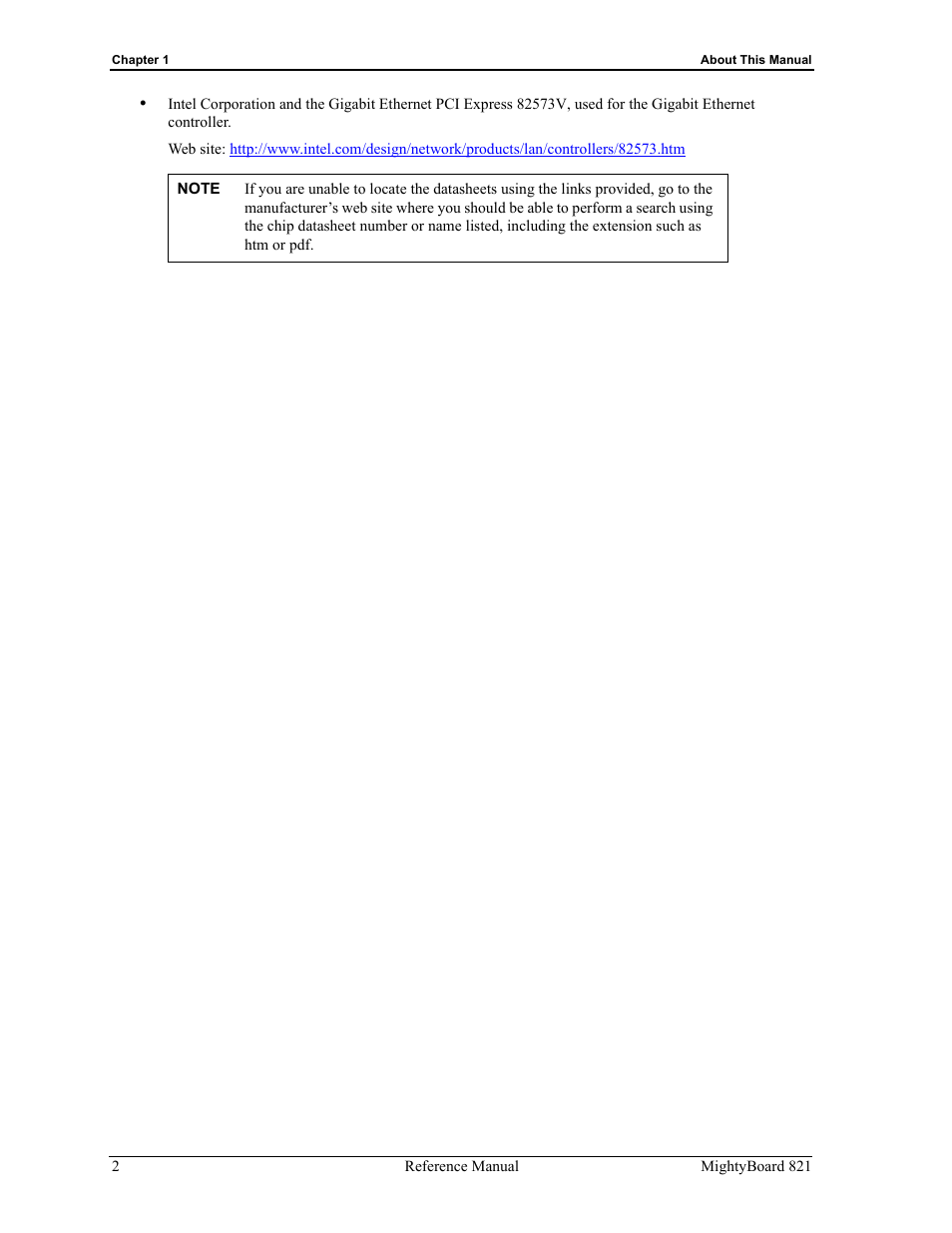Ampro Corporation AMPRO Single Board Computer MightyBoard 821 User Manual | Page 6 / 38