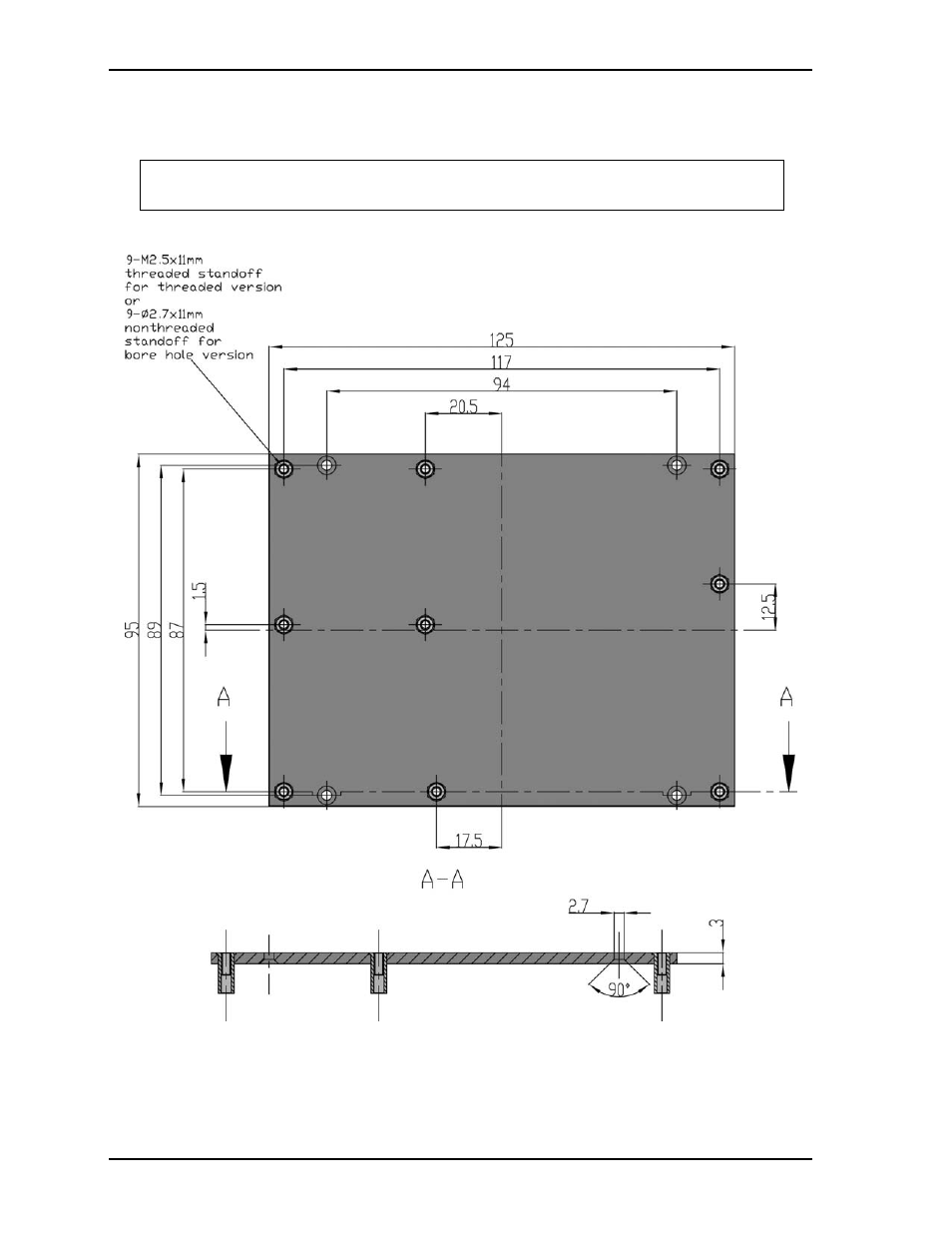Heatspreader dimensions | Ampro Corporation COM 830 User Manual | Page 18 / 92