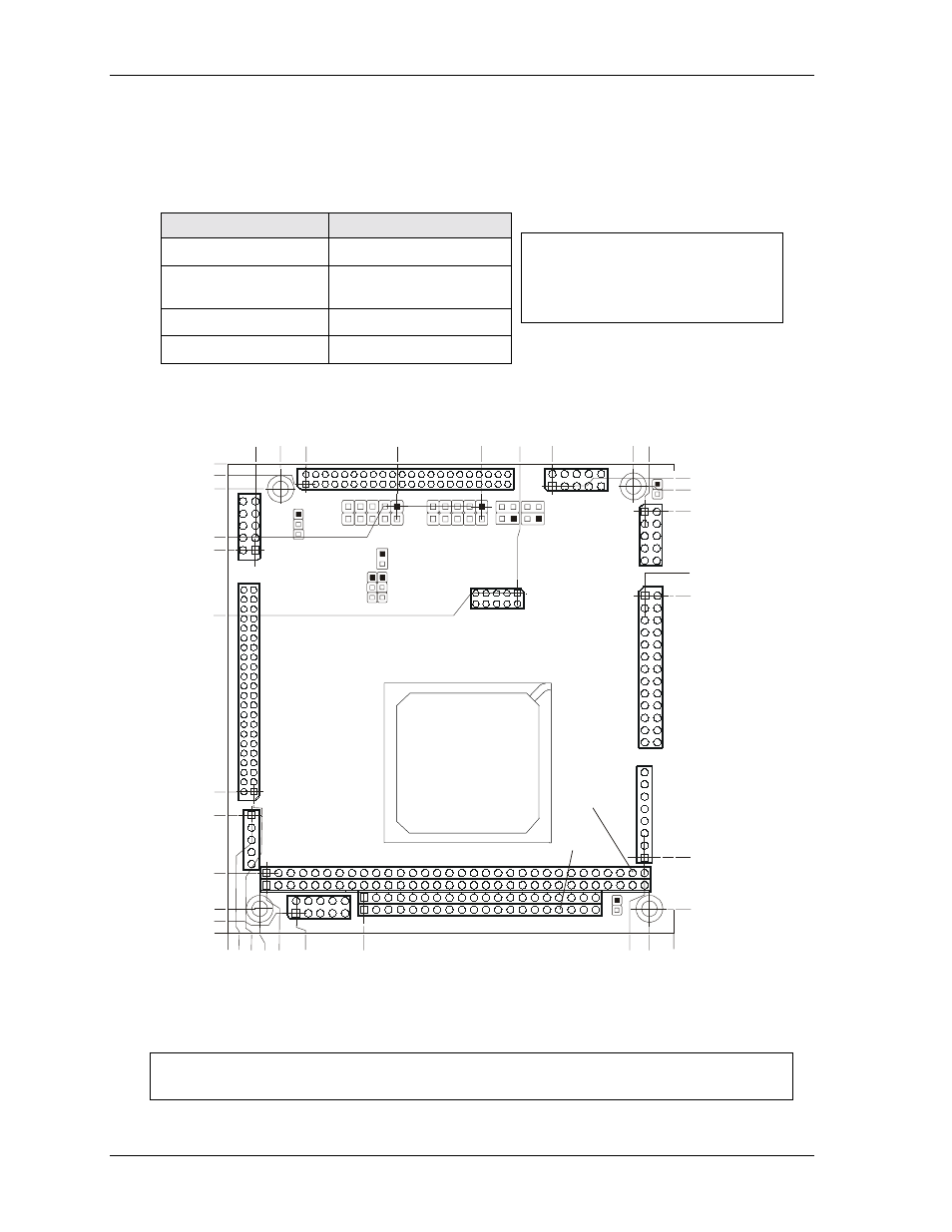 Specifications, Physical specifications, Mechanical specifications | Physical specifications mechanical specifications, Figure 2-7. mechanical dimensions (top view), Table 2-5. weight and footprint dimensions, 14 reference manual, Cpu u14 | Ampro Corporation CoreModule 420 5001692A User Manual | Page 20 / 72