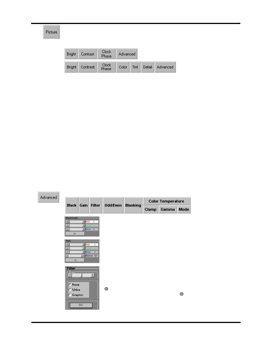 Picture command | Ampro Corporation DLP 5200 User Manual | Page 22 / 58