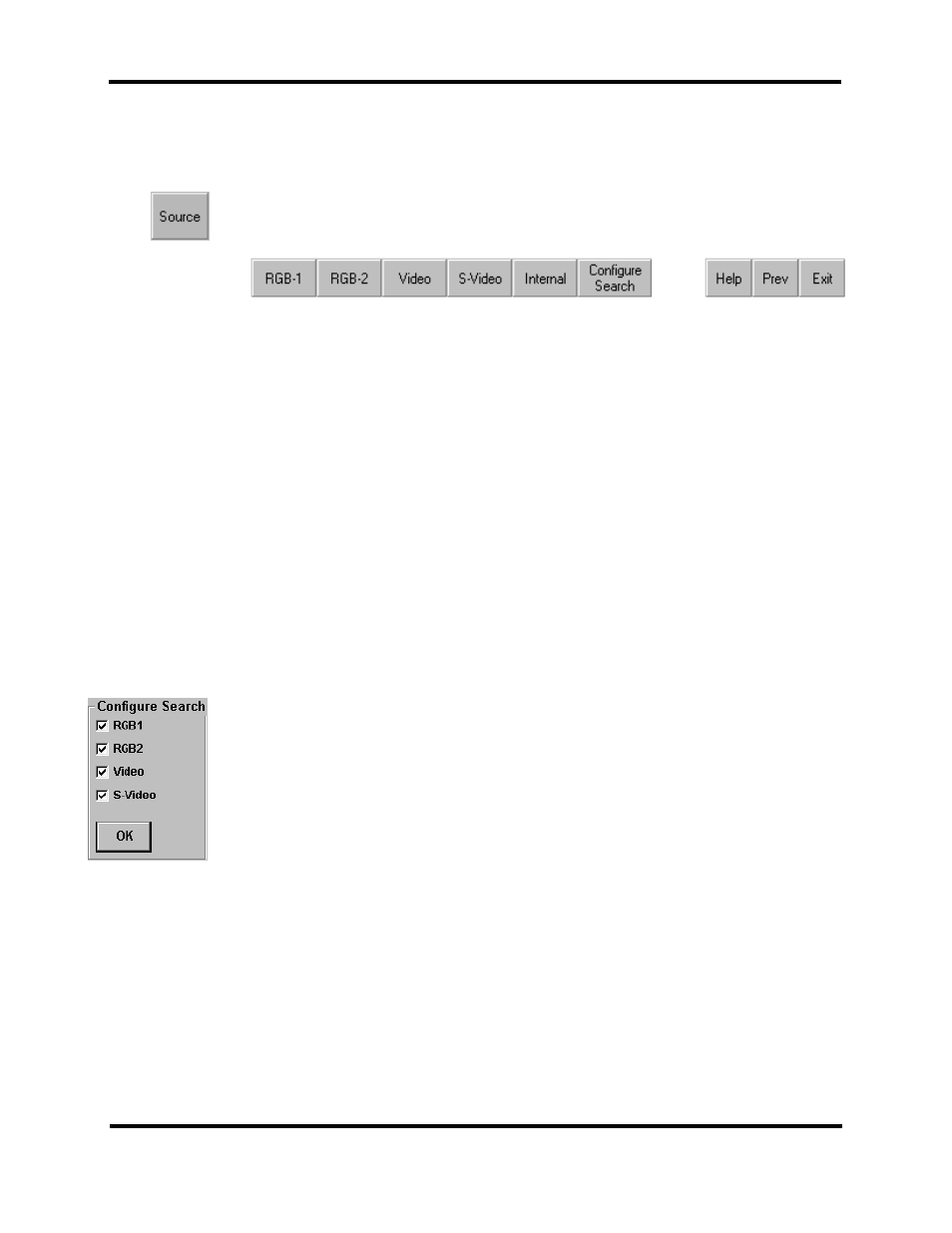 Source command | Ampro Corporation DLP 5200 User Manual | Page 24 / 58