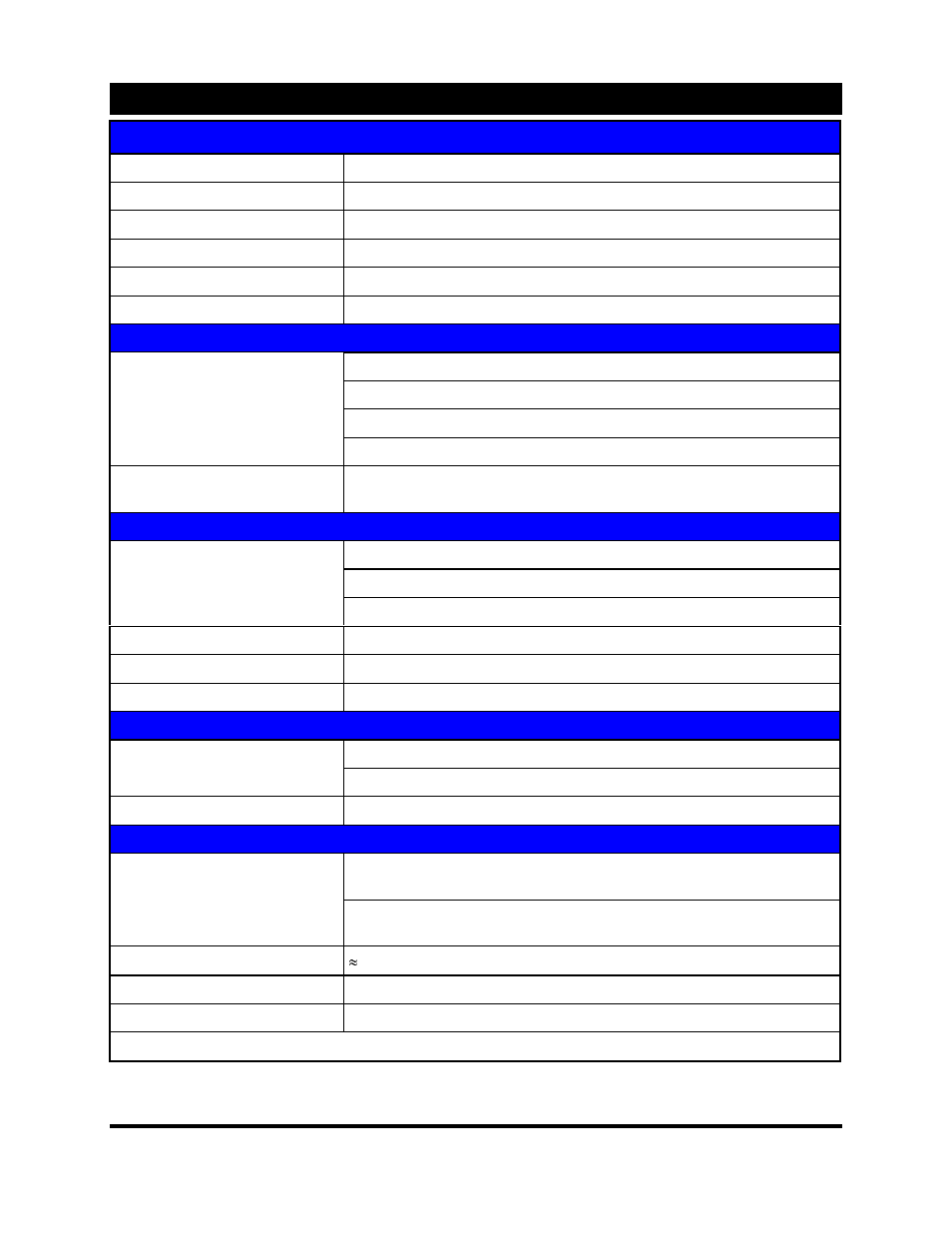 Specifications and options | Ampro Corporation DLP 5200 User Manual | Page 48 / 58