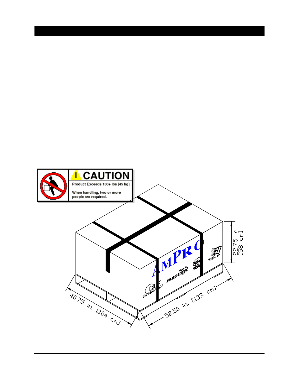 Unpacking / packing, Un-packing and packing | Ampro Corporation DLP 5200 User Manual | Page 6 / 58