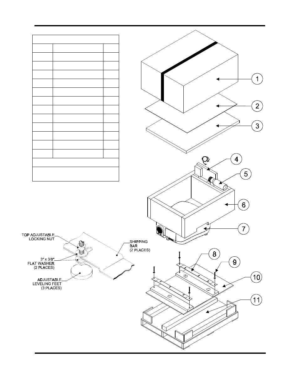 Shipping container contents | Ampro Corporation DLP 5200 User Manual | Page 8 / 58