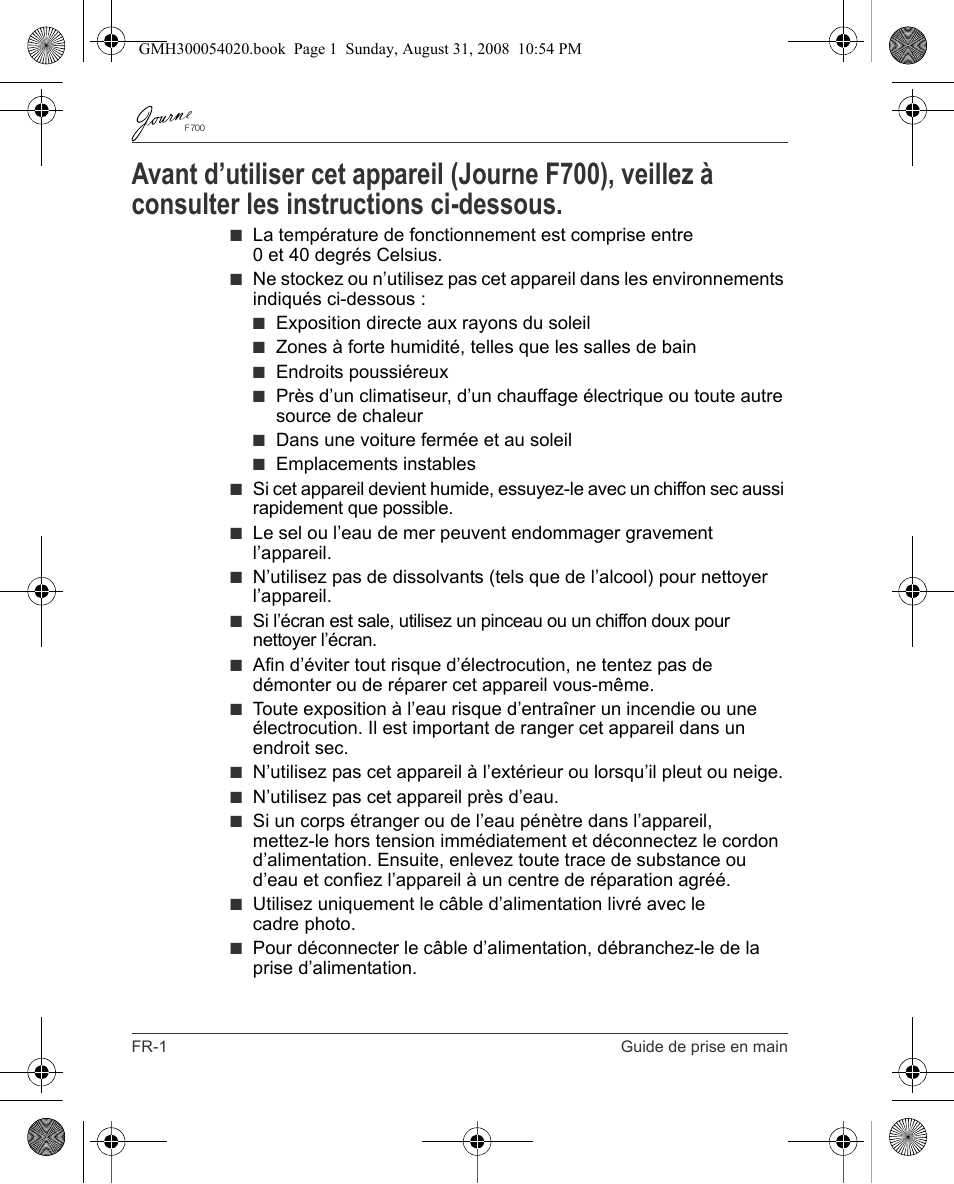 Toshiba JOURNE F700 User Manual | Page 30 / 138