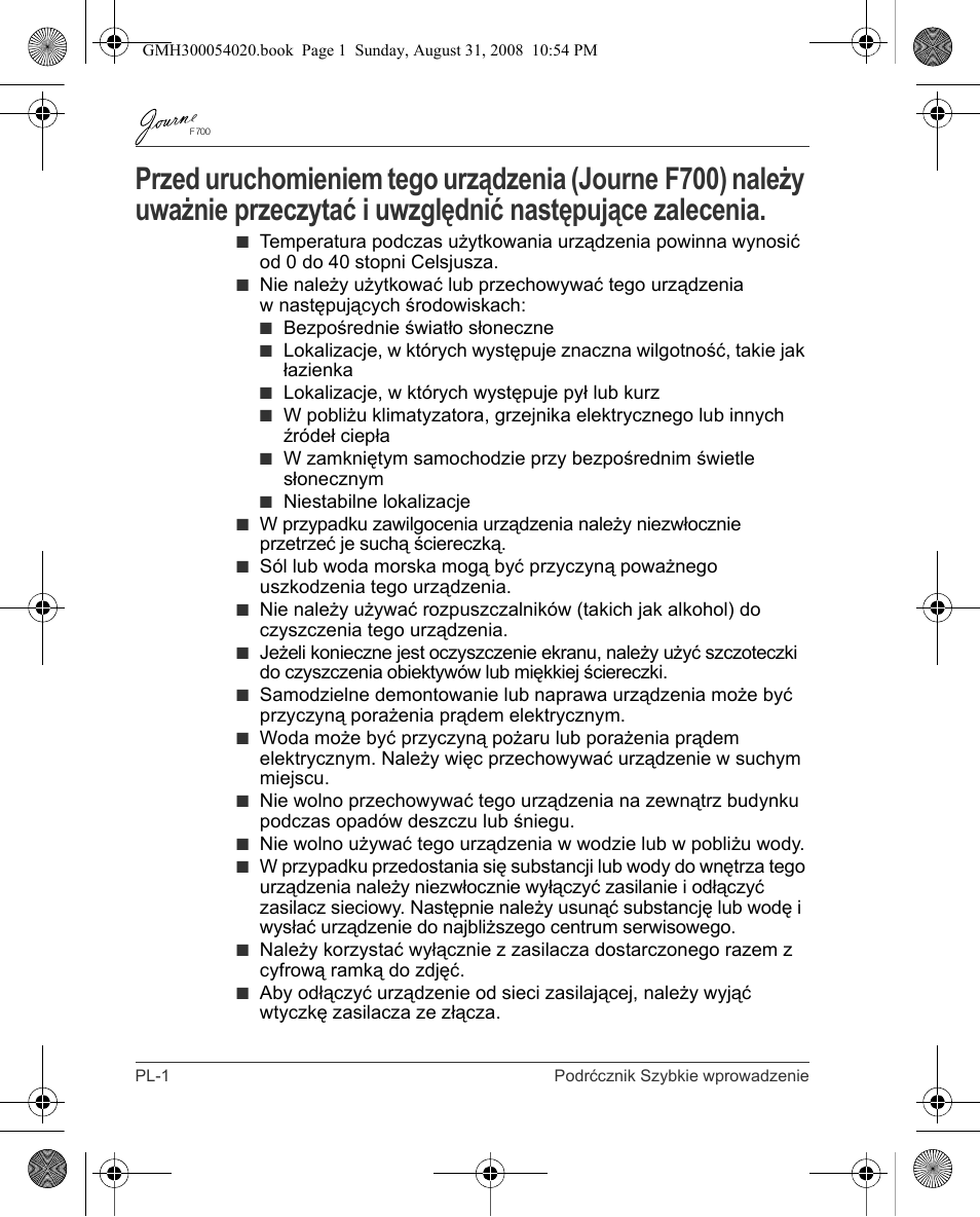 Toshiba JOURNE F700 User Manual | Page 66 / 138