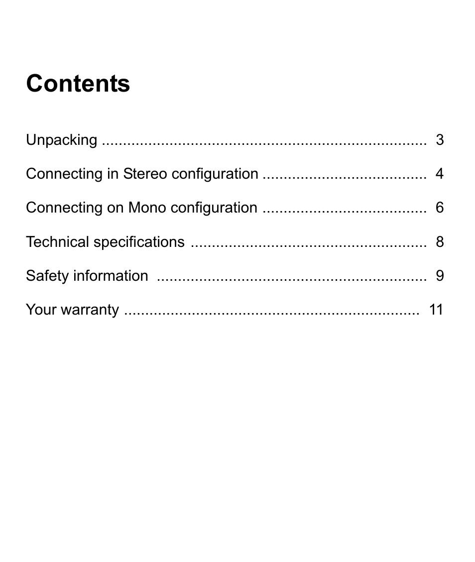 Amphony 100 User Manual | Page 2 / 12