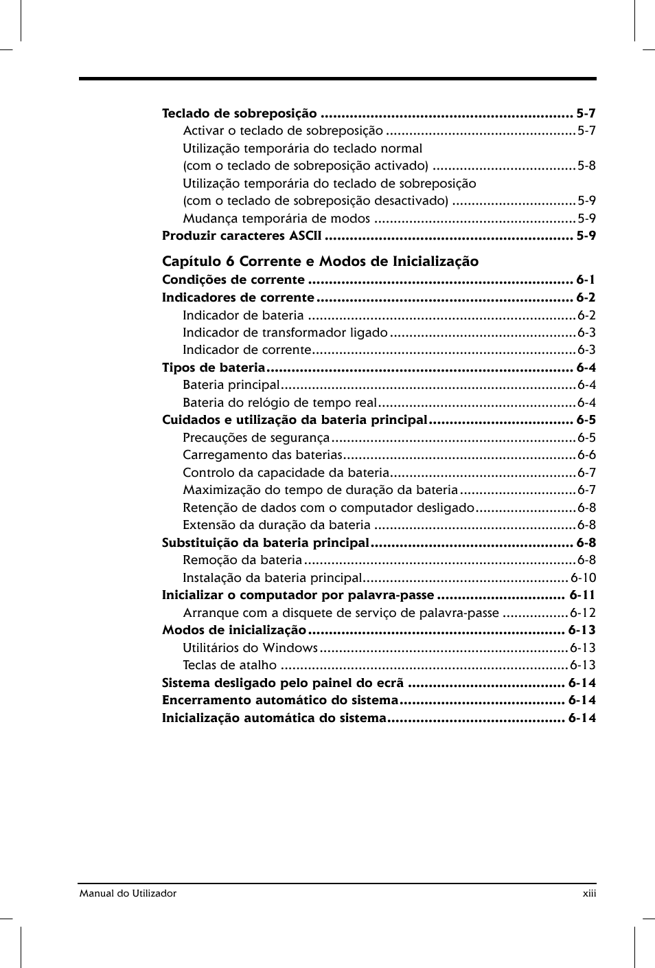 Toshiba Satellite 2610 User Manual | Page 13 / 221