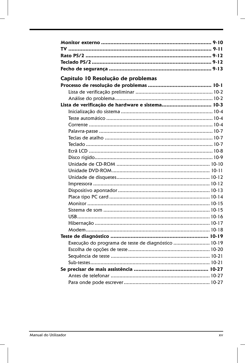 Toshiba Satellite 2610 User Manual | Page 15 / 221