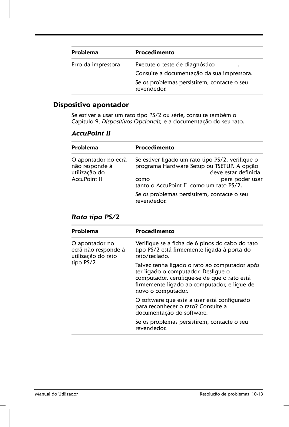 Dispositivo apontador | Toshiba Satellite 2610 User Manual | Page 156 / 221