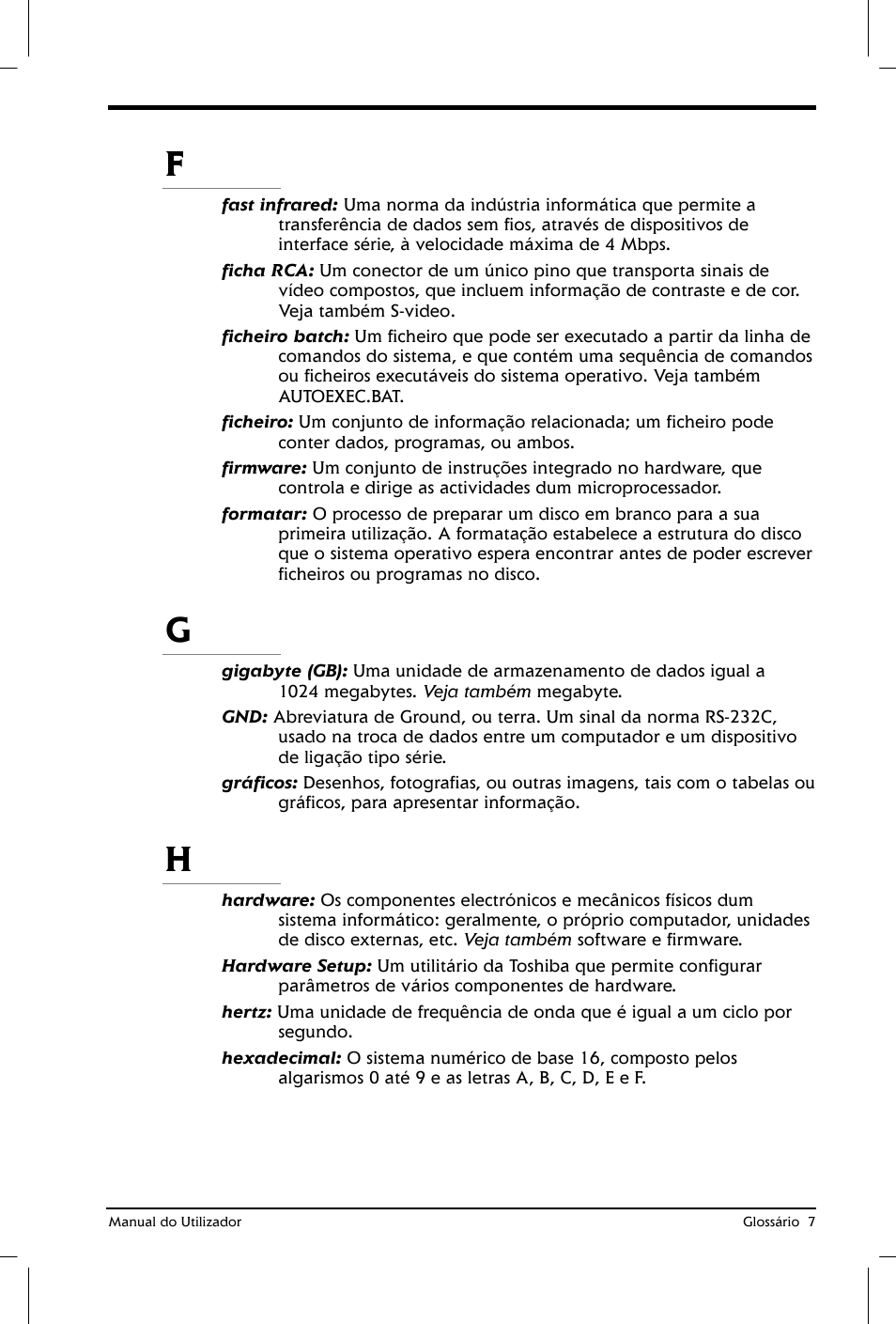 Toshiba Satellite 2610 User Manual | Page 207 / 221