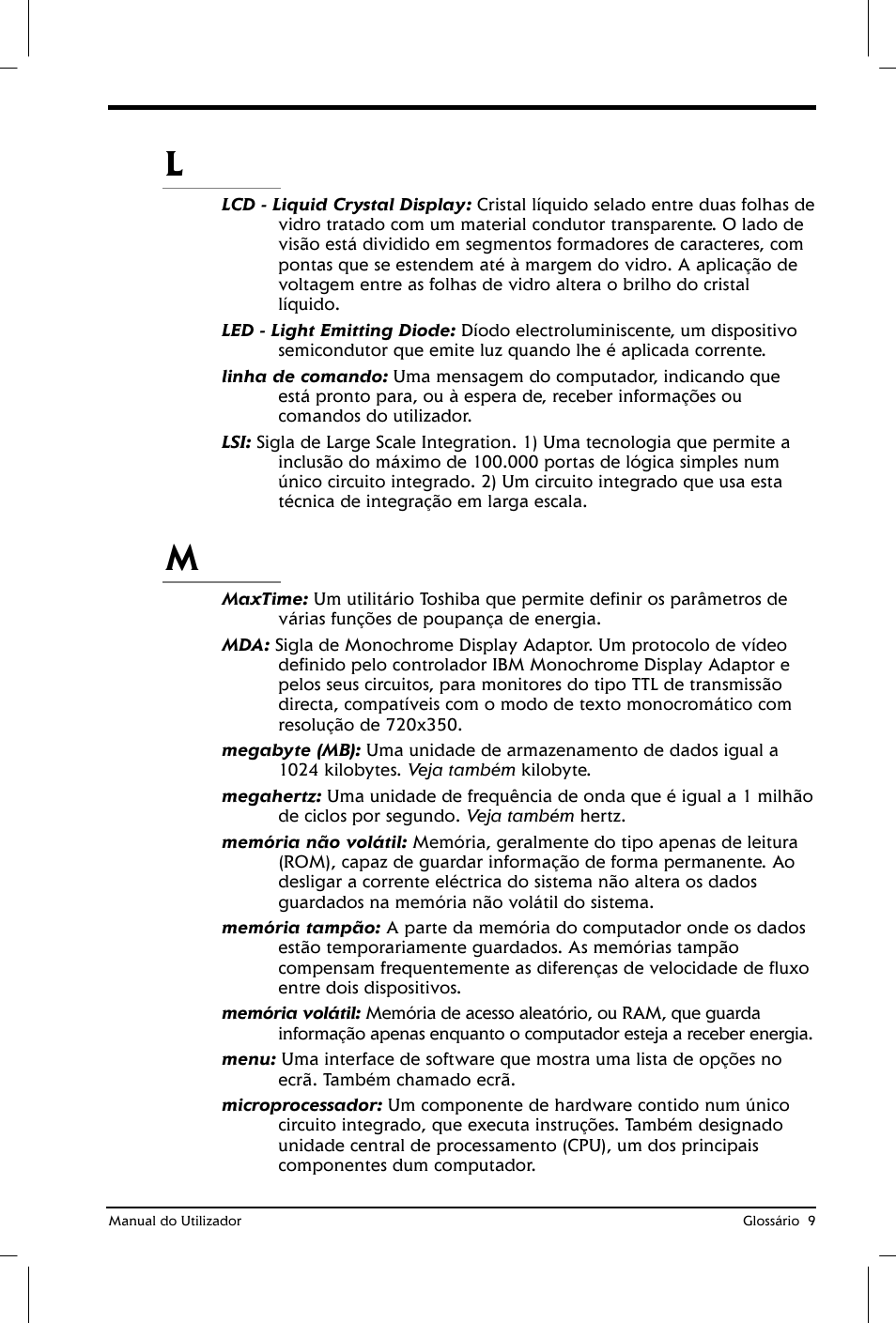 Toshiba Satellite 2610 User Manual | Page 209 / 221