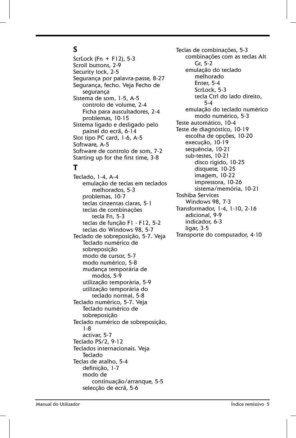 Toshiba Satellite 2610 User Manual | Page 220 / 221