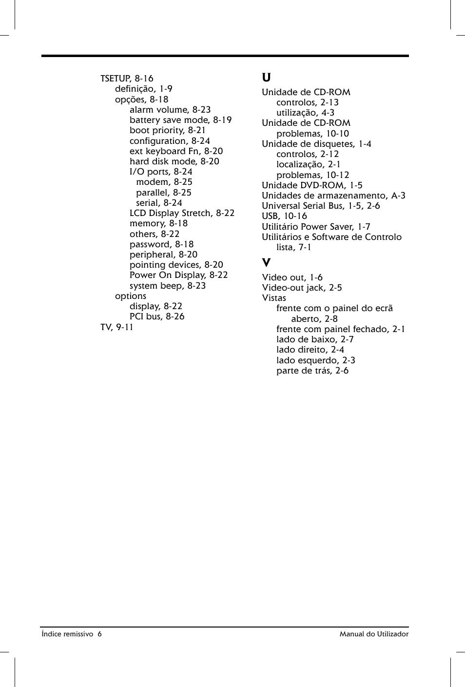 Toshiba Satellite 2610 User Manual | Page 221 / 221