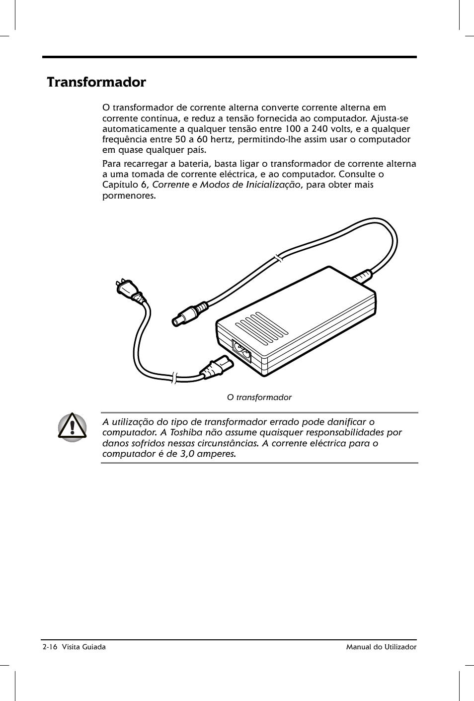 Transformador | Toshiba Satellite 2610 User Manual | Page 45 / 221