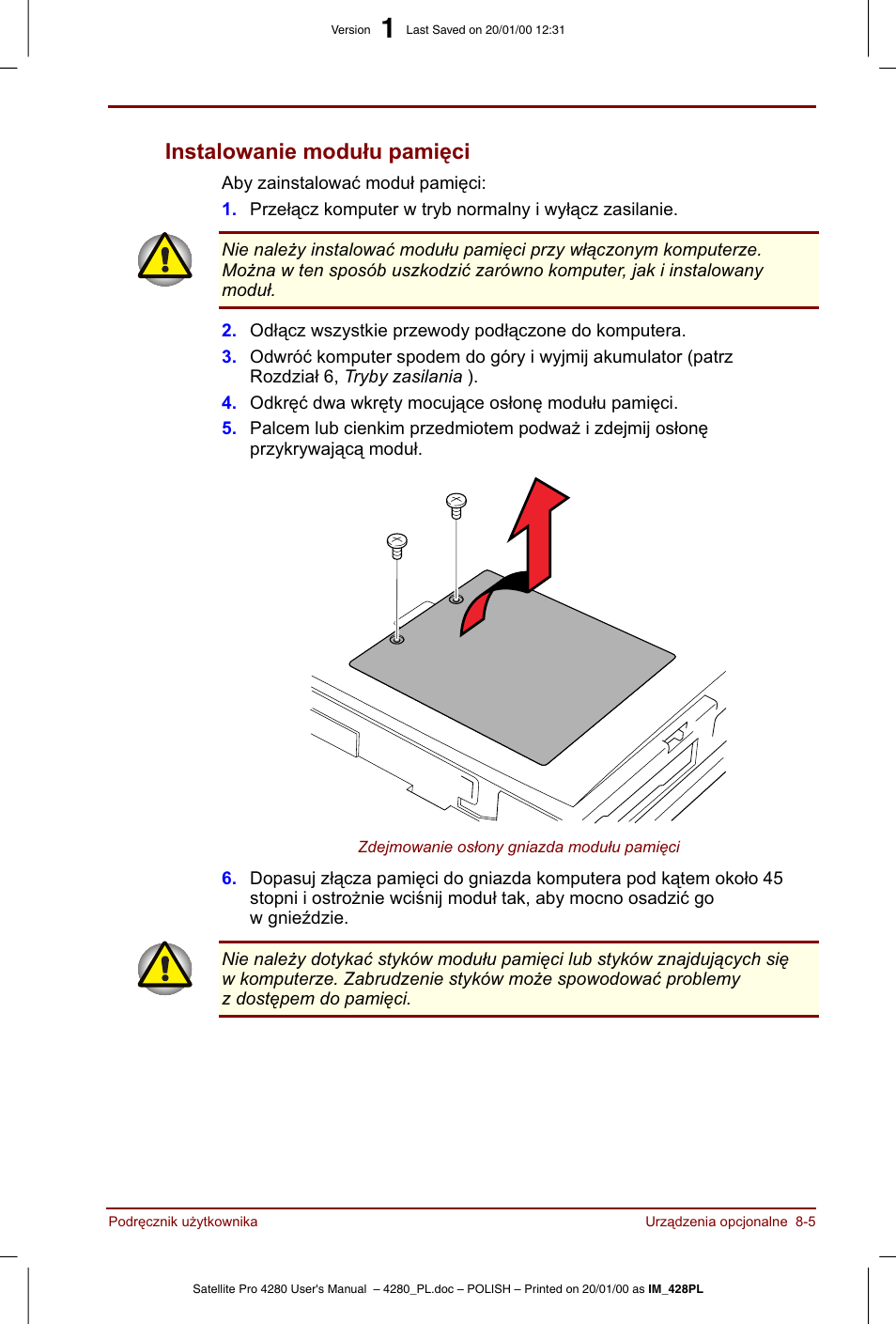 Toshiba Satellite Pro 4280 User Manual | Page 129 / 248