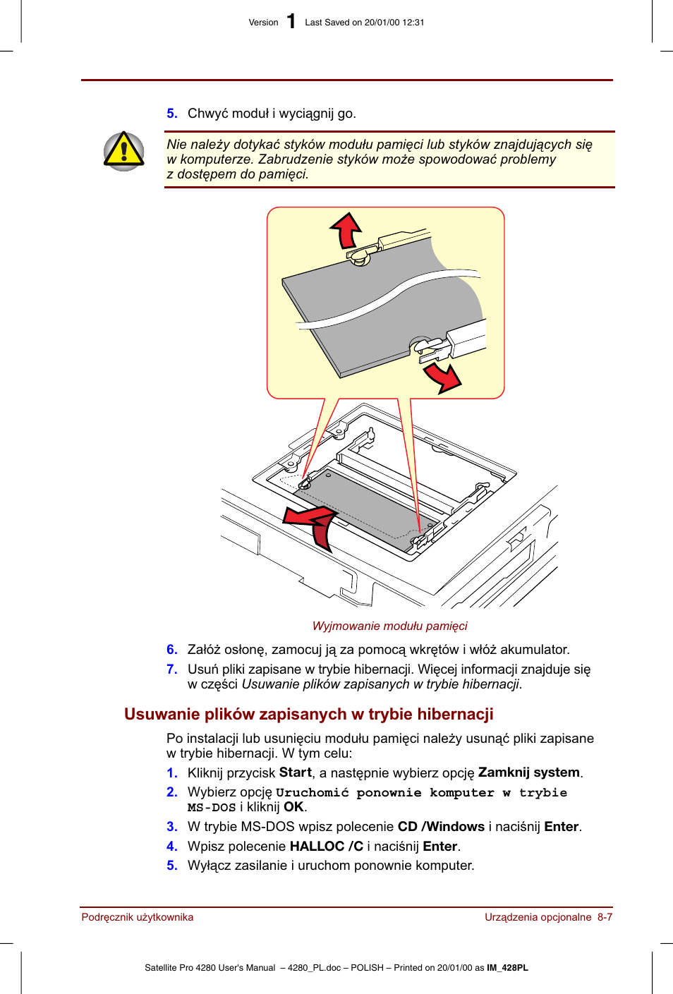 Toshiba Satellite Pro 4280 User Manual | Page 131 / 248