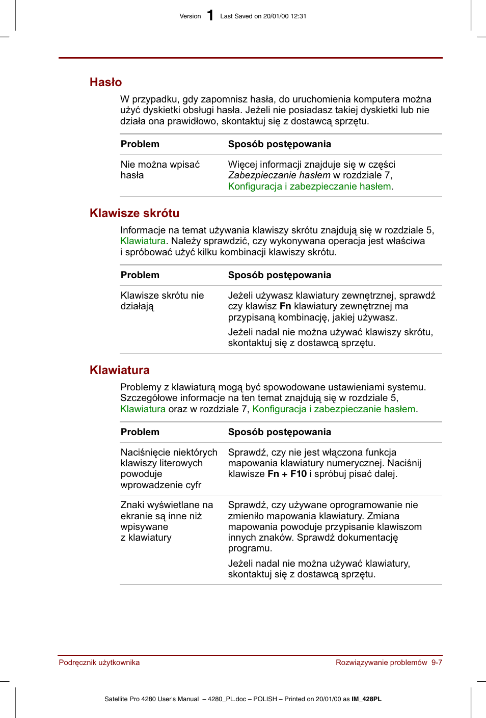 Toshiba Satellite Pro 4280 User Manual | Page 167 / 248