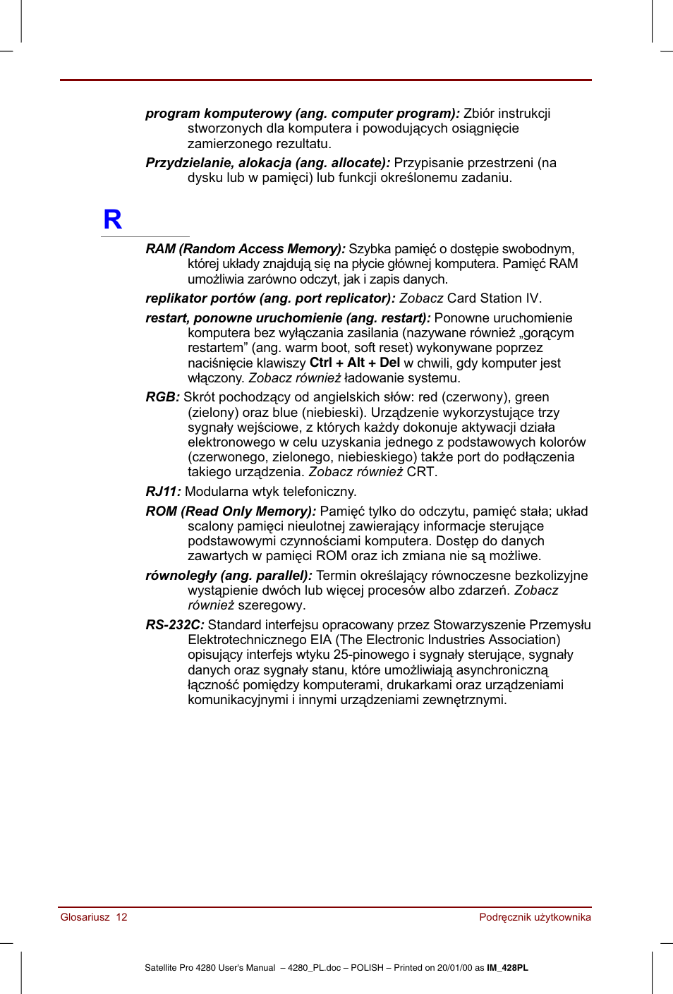 Toshiba Satellite Pro 4280 User Manual | Page 236 / 248