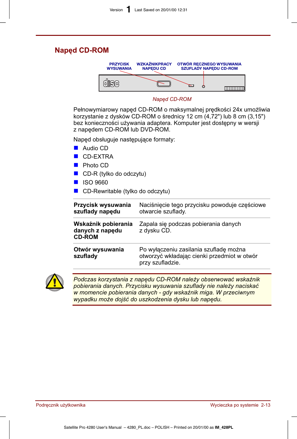 Toshiba Satellite Pro 4280 User Manual | Page 47 / 248