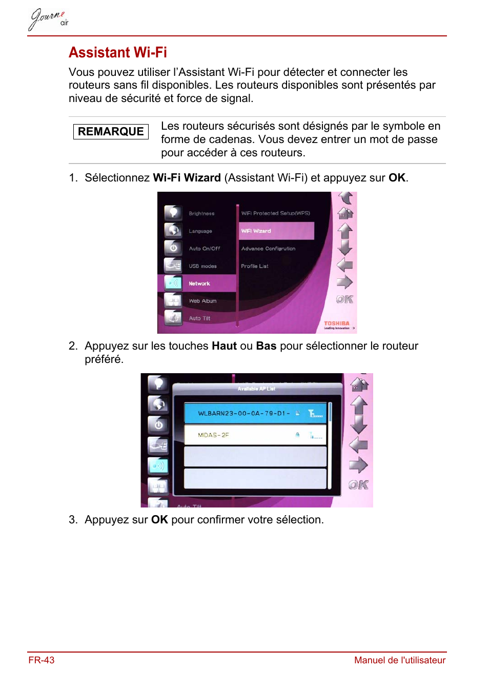 Assistant wi-fi | Toshiba JournE Air800-801 User Manual | Page 168 / 829