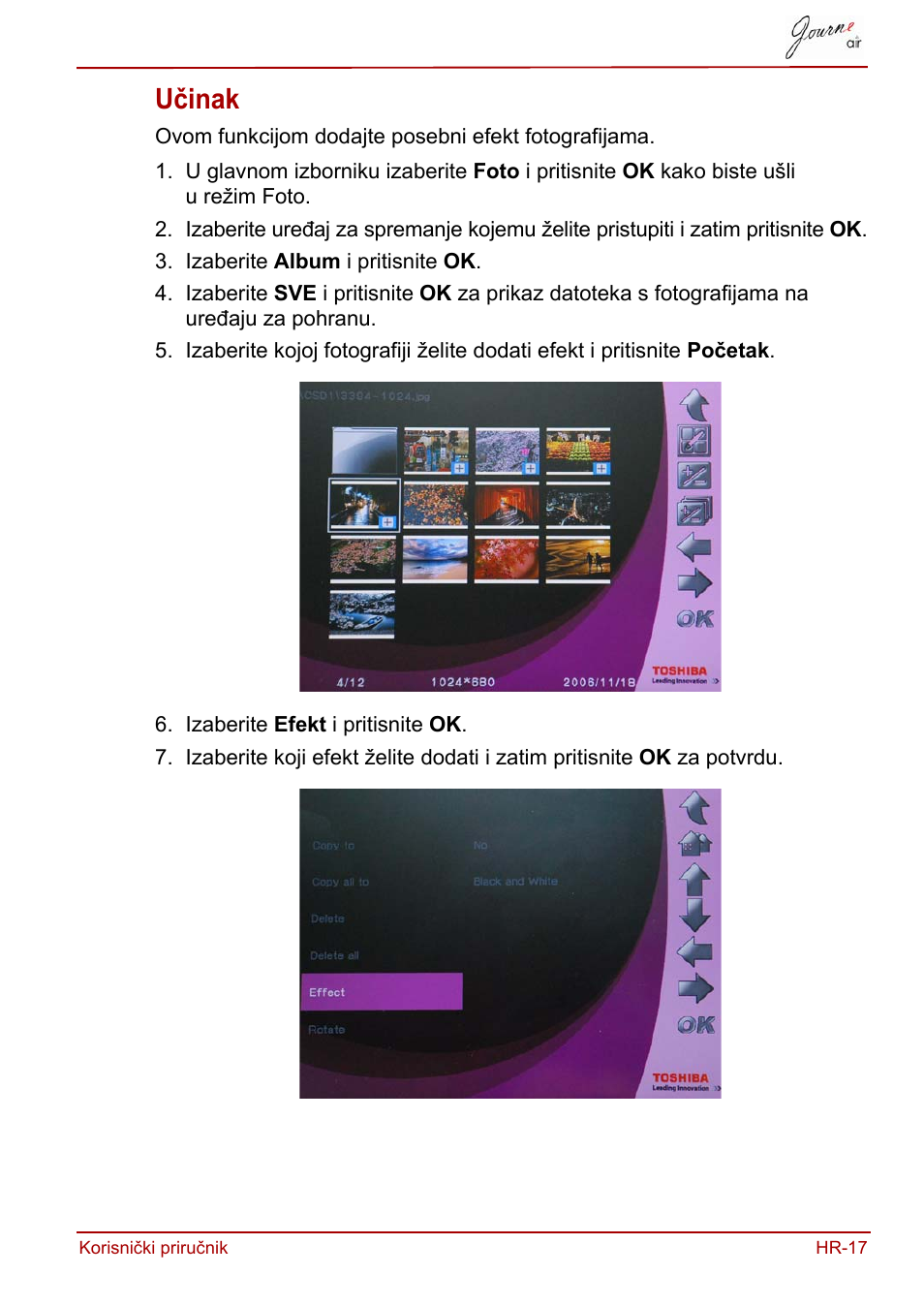 Učinak | Toshiba JournE Air800-801 User Manual | Page 271 / 829