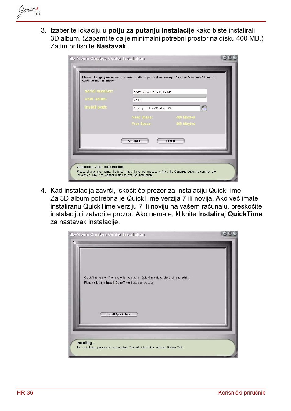 Toshiba JournE Air800-801 User Manual | Page 290 / 829