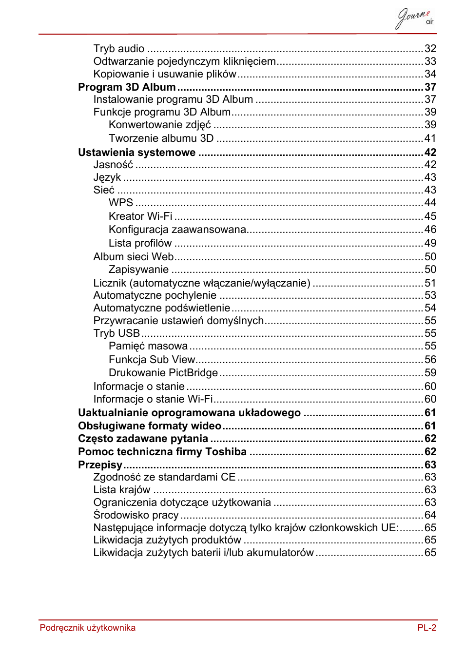 Toshiba JournE Air800-801 User Manual | Page 383 / 829