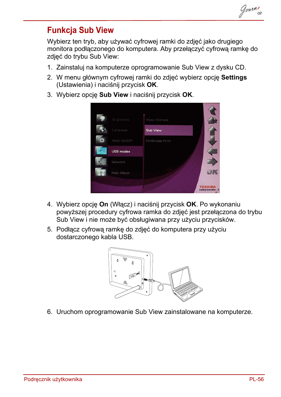 Funkcja sub view | Toshiba JournE Air800-801 User Manual | Page 437 / 829