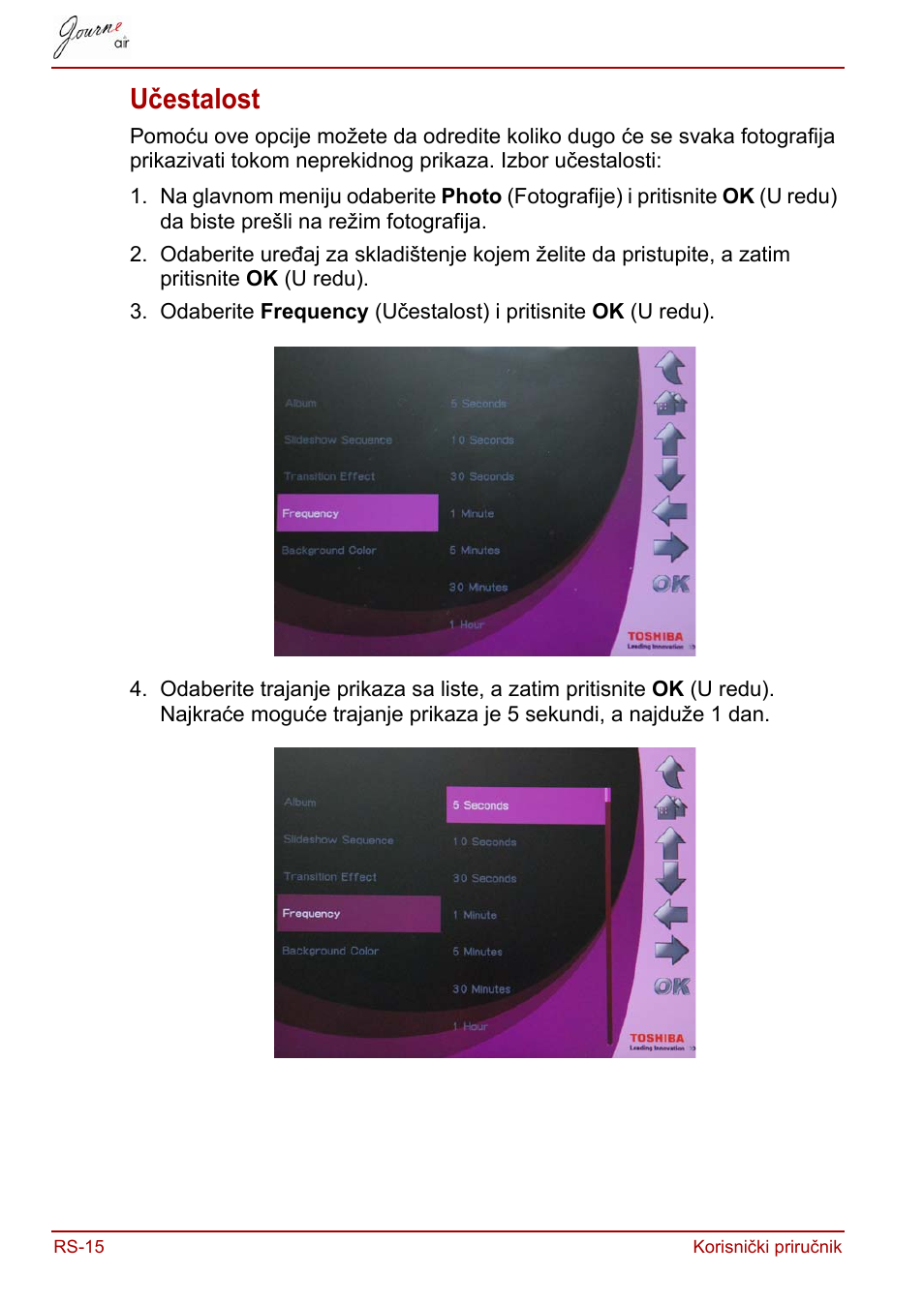 Učestalost | Toshiba JournE Air800-801 User Manual | Page 462 / 829