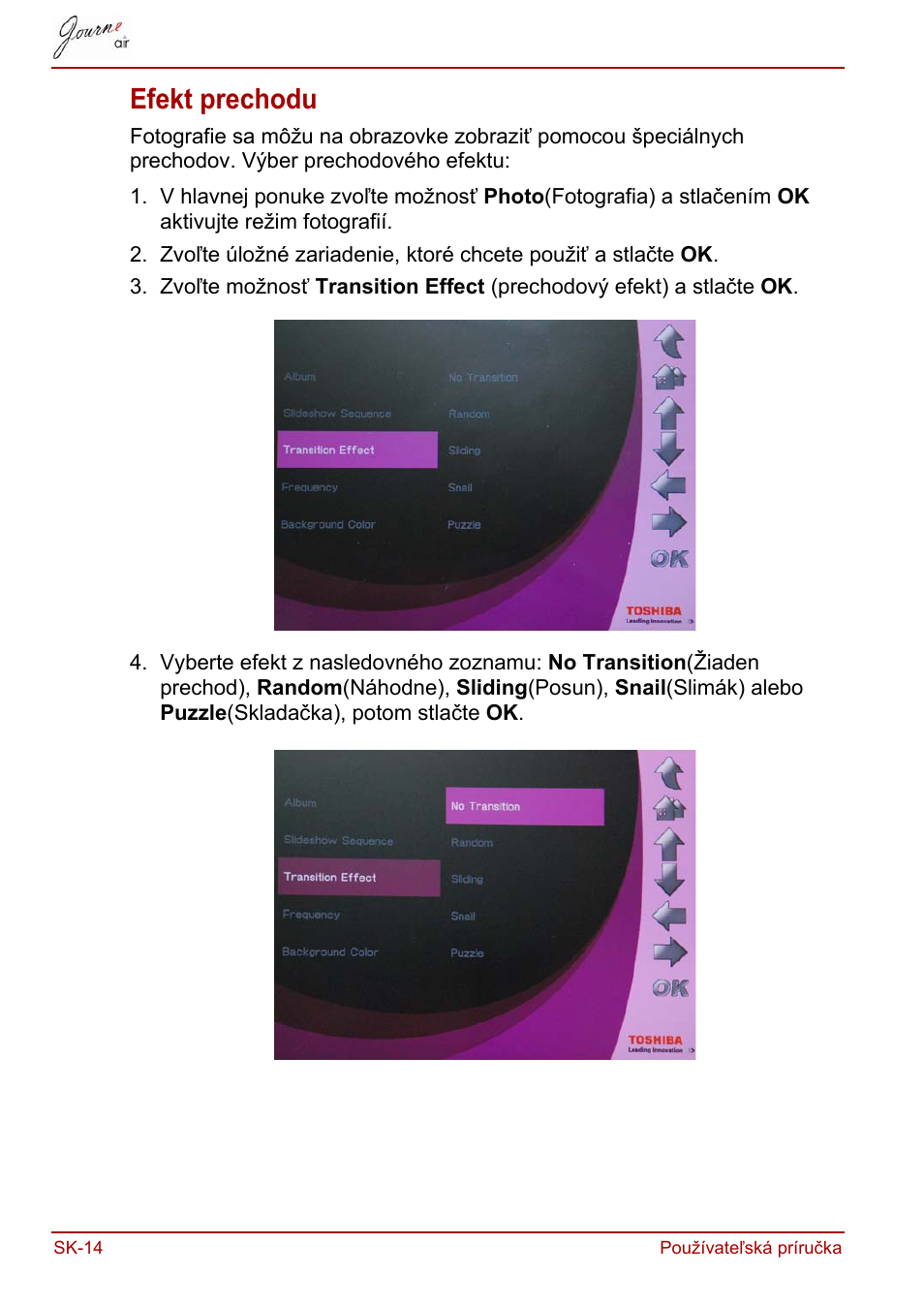 Efekt prechodu | Toshiba JournE Air800-801 User Manual | Page 592 / 829