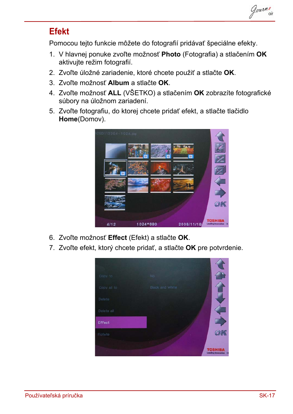 Efekt | Toshiba JournE Air800-801 User Manual | Page 595 / 829