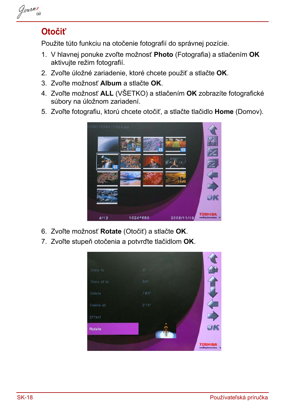 Otočiť | Toshiba JournE Air800-801 User Manual | Page 596 / 829