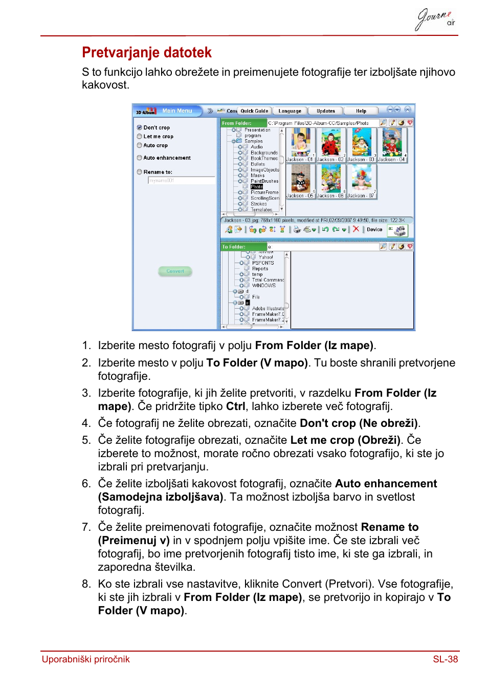 Pretvarjanje datotek | Toshiba JournE Air800-801 User Manual | Page 681 / 829