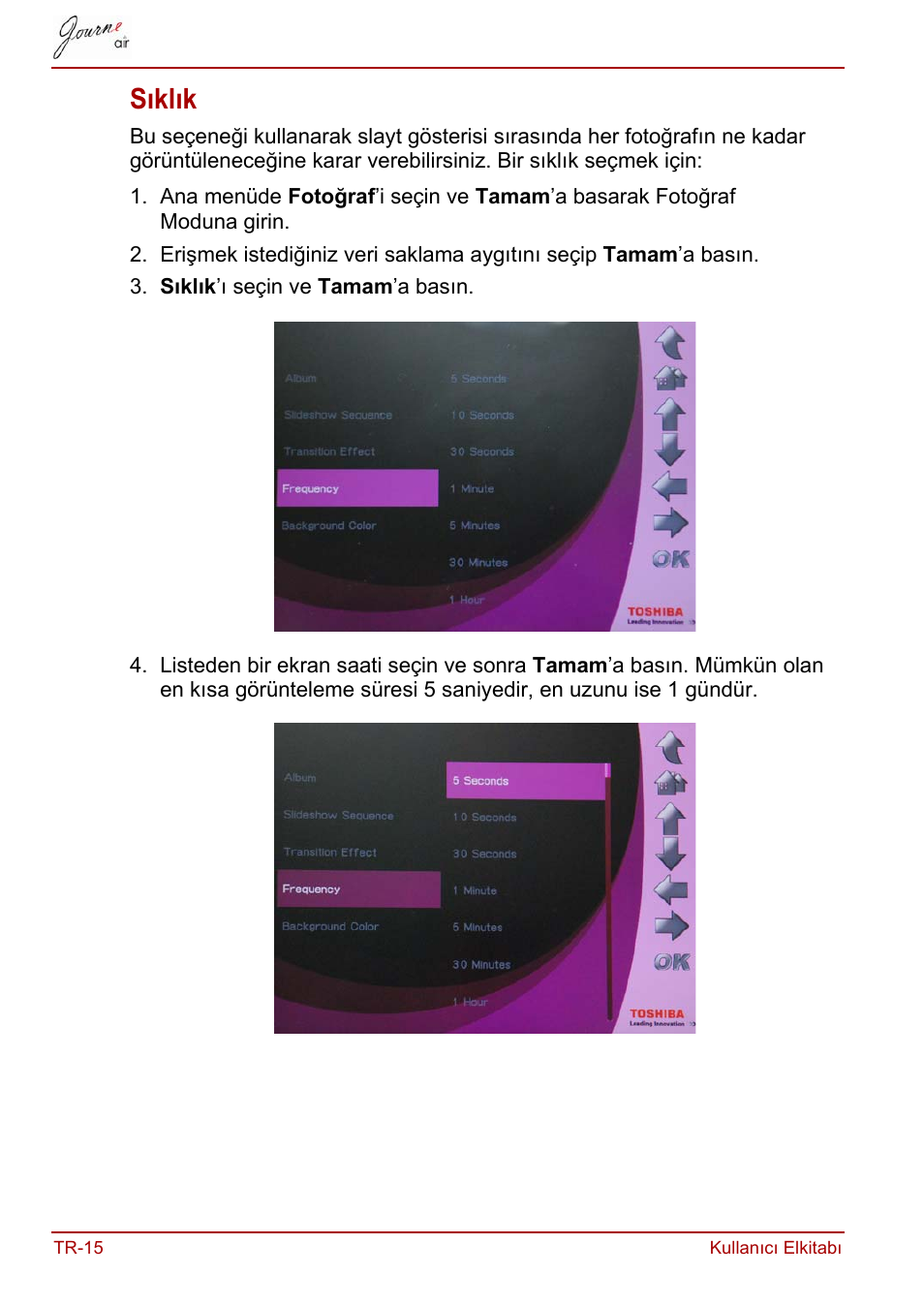 Sıklık | Toshiba JournE Air800-801 User Manual | Page 720 / 829